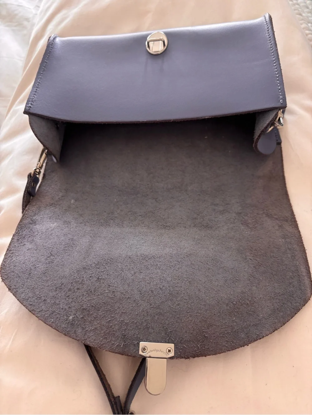 Classic Cambridge SatchelCrossbody Bag, hydrangea blue, mint condition